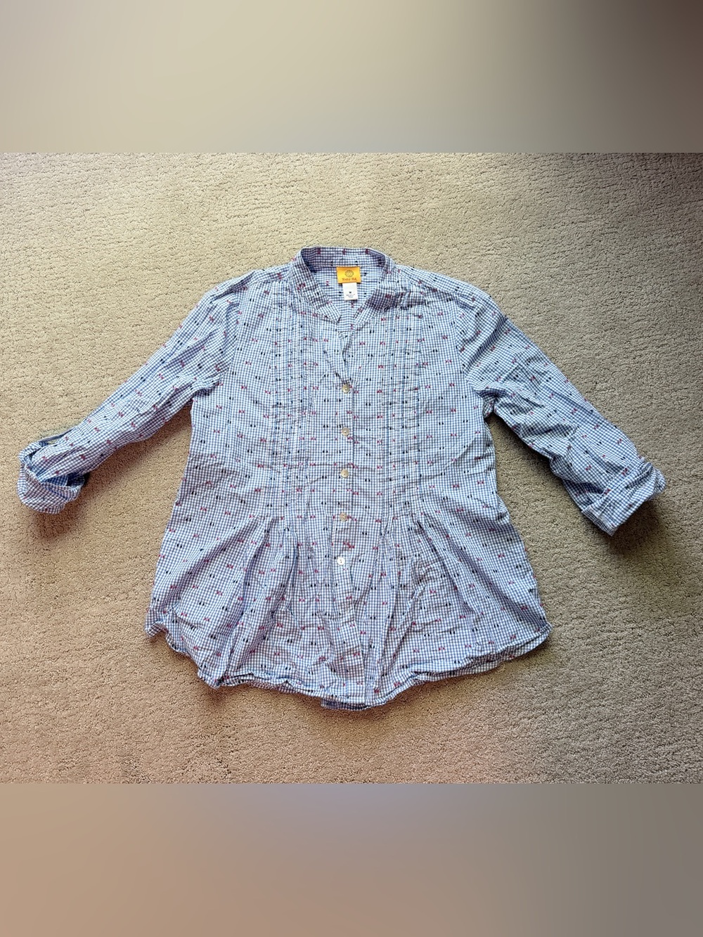 Ruby Rd Gingham patterned shirt, medium